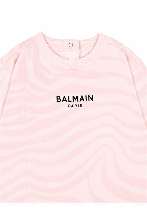 Felpa con logo BALMAIN KIDS | BZ4020 Z4118508RS